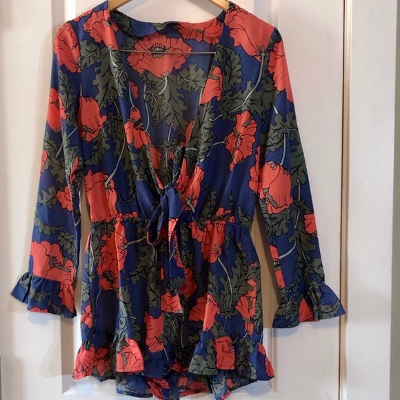 Tularosa Bishop Flower Romper - Picture 3 of 5